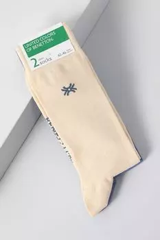 Набор из двух пар классических носков Benetton Undercolors