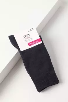 Набор из двух пар классических носков из смесовой шерсти Hudson