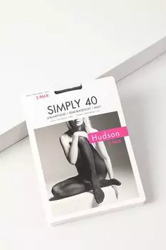Набор из двух пар колготок 40 den Simply Hudson