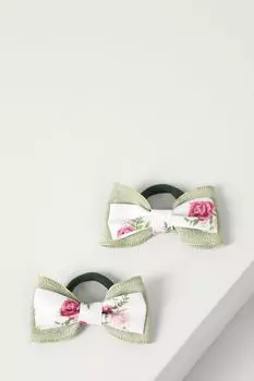 Набор из двух резинок для волос с принтом Malina by Андерсен