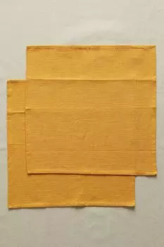 Набор из двух салфеток Slub Ocra 42х42 см COINCASA