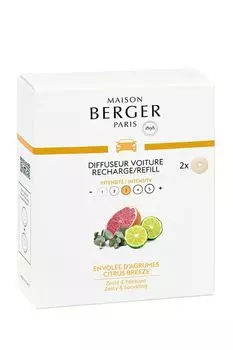 Набор из двух сменных блоков Цитрусовое вдохновение Maison Berger Paris