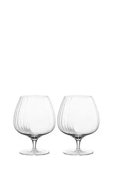 Набор из двух стеклянных стаканов для коньяка Alice Liberty Jones