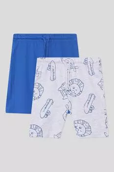 Набор из хлопковых шорт с принтом Fagottino