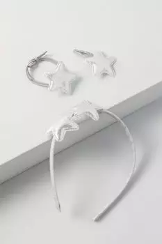 Набор из ободка; заколки и резинки для волос с принтом Mursu