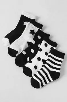 Набор из пяти пар хлопковых носков Bogi