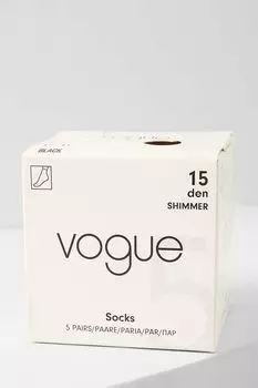Набор из пяти пар носков 15 den VOGUE