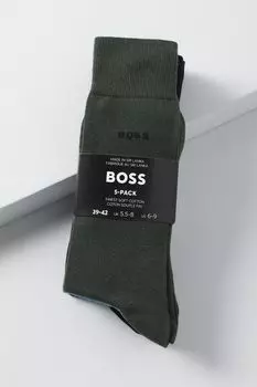 Набор из пяти пар удлиненных носков BOSS