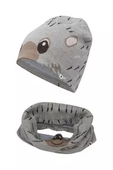 Набор из шапки и шарфа с добавлением шерсти Molo
