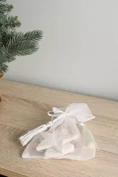 Набор из трех ароматических фигур Etoile Sapin Ange Orange toile Mathilde M