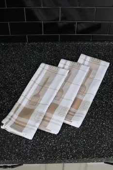 Набор из трех кухонных полотенец Pharao Tiseco