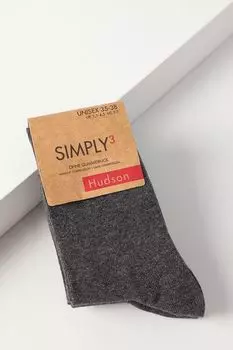 Набор из трех пар хлопковых классических носков Hudson