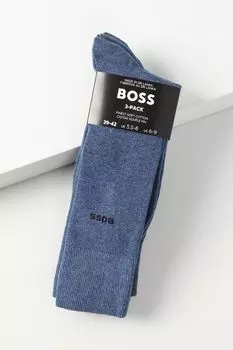 Набор из трех пар классических хлопковых носков BOSS
