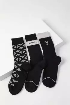 Набор из трех пар классических носков EMPORIO ARMANI