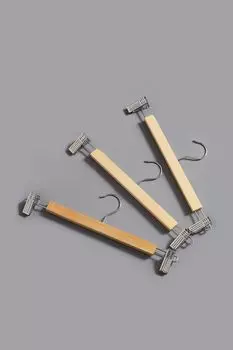 Набор из трех вешалок для брюк 21maison