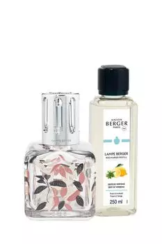 Набор Лампа Берже Листья и аромат Цедра Вербены Maison Berger Paris