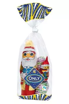 Набор шоколадных фигурок Санта Клаус 100 гр Only