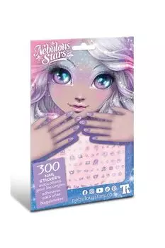 Набор виниловых наклеек из 300 шт серия Space Nebulous Stars