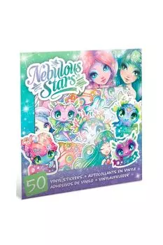 Набор виниловых наклеек из 50 шт серия Space Nebulous Stars