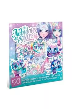 Набор виниловых наклеек из 50 шт серия Space Nebulous Stars