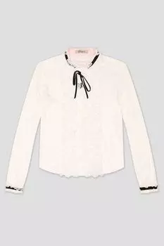 Нарядная блузка с кружевной отделкой Choupette