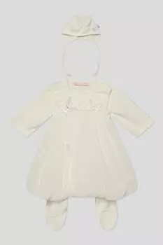 Нарядный комплект с кружевом и декором Choupette