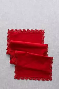 Настольная дорожка Lace Red COINCASA