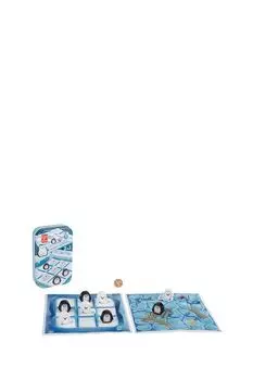 Настольная игра в дорогу 2 в 1, крестики-нолики, бродилка Hape