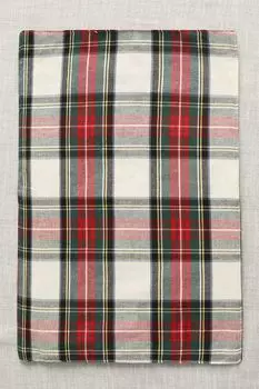 Настольный коврик с принтом Tartan White COINCASA