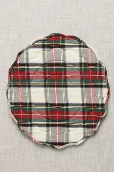 Настольный коврик с принтом Tartan White COINCASA