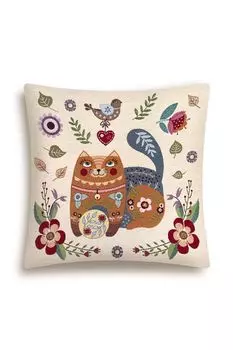 Наволочка декоративная из гобелена с принтом Сказочный лес Le Gobelin