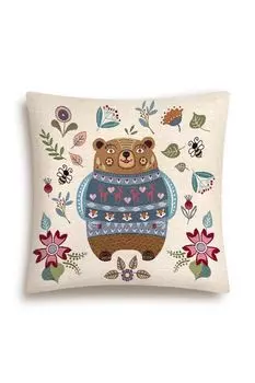 Наволочка декоративная из гобелена с принтом Сказочный лес Le Gobelin