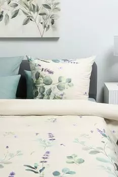 Наволочка хлопковая с принтом Lavender gradient 21maison