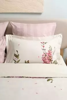 Наволочка хлопковая с принтом Rose Acacia Vandyck