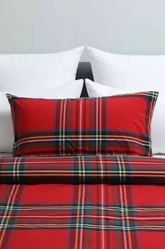 Наволочка хлопковая в клетку Tartan COINCASA