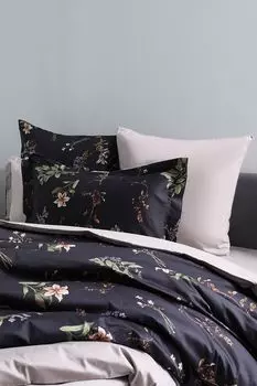 Наволочка из сатина Asteraceae Blue 21maison