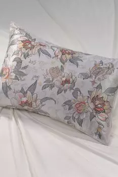 Наволочка из сатина и шелка Лазоревый цветок Mollen