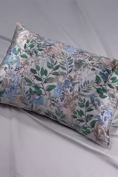 Наволочка из сатина и шелка Таинственный лес Mollen