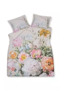 Наволочка из сатина с принтом Fleur Festive Vandyck