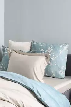 Наволочка из сатина Sakura Blue 21maison