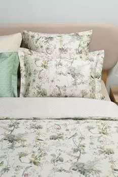 Наволочка с ушками хлопковая с принтом Paradise Garden 21maison