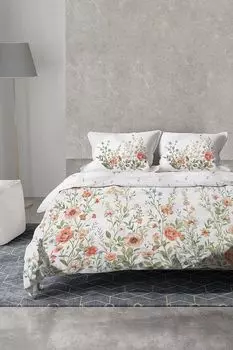 Наволочка с ушками хлопковая с принтом Sunny Garden 21maison