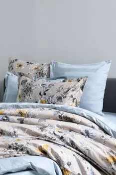 Наволочка с ушками из мако-сатина Flower 21maison