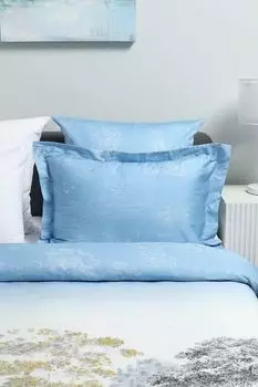 Наволочка с ушками из сатина с принтом Sherwood forest 21maison