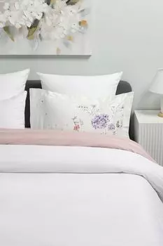 Наволочка с ушками из сатина с принтом Morning light 21maison