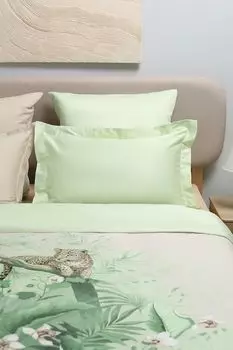 Наволочка с ушками из сатина с принтом Leo In Siestae 21maison