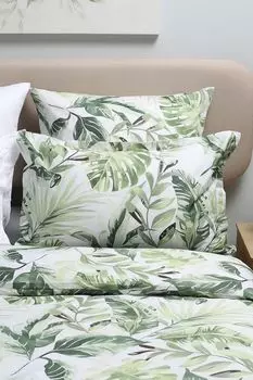 Наволочка с ушками из сатина Tropical afternoon 21maison