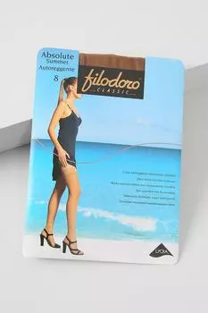 Невидимые самодержащиеся чулки 8 den Filodoro