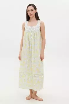 Ночная сорочка хлопковая с кружевом Eileen West