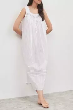 Ночная сорочка хлопковая с принтом Eileen West